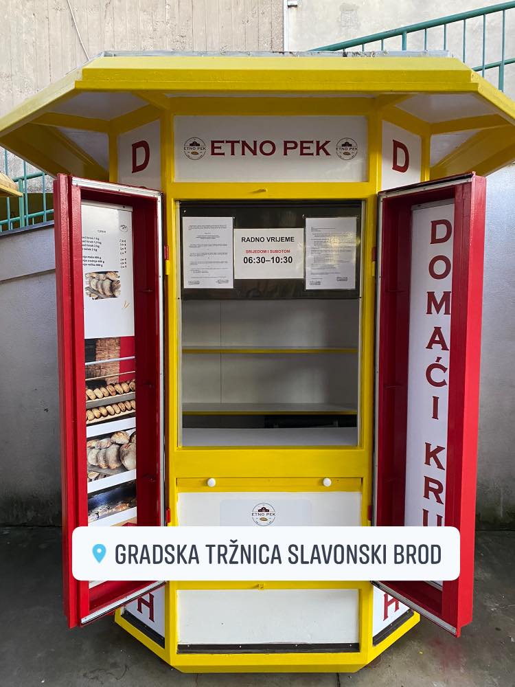 Etno Pek štand na gradskoj tržnici